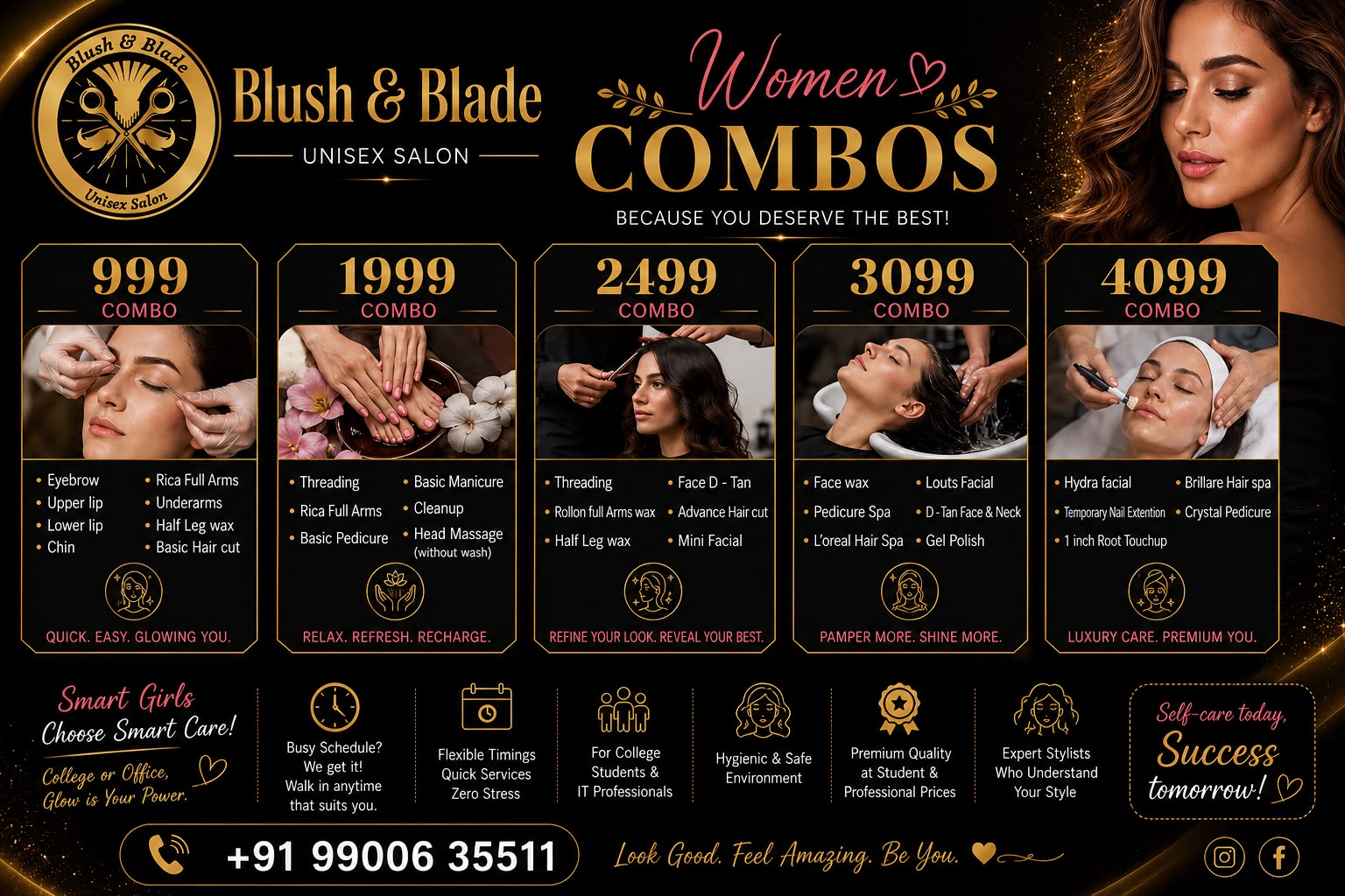 Blush and Blade women combo offers price list