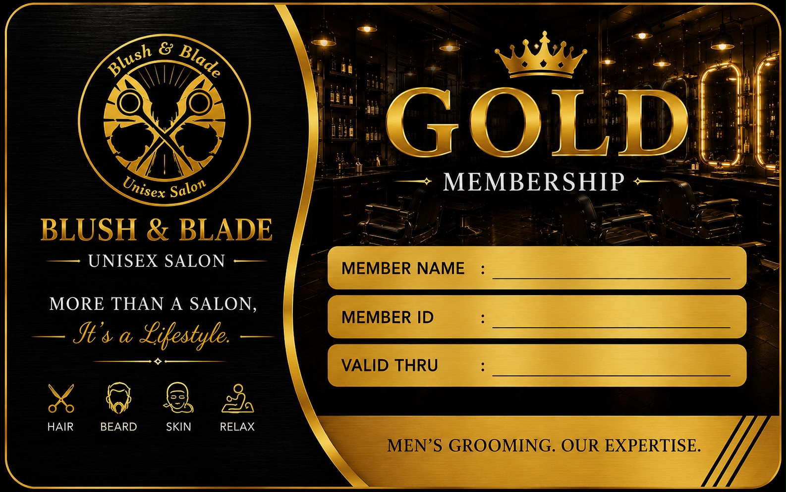 Radiance Gold membership card artwork